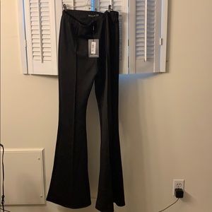 Black bell bottom pants (long)